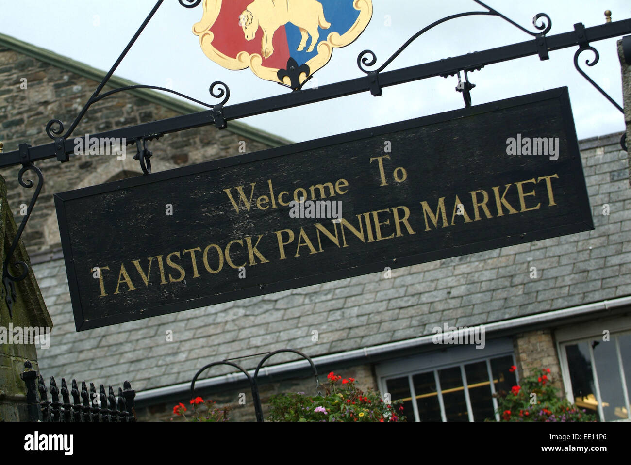 La città mercato di Tavistock in Devonshire, REGNO UNITO Foto Stock