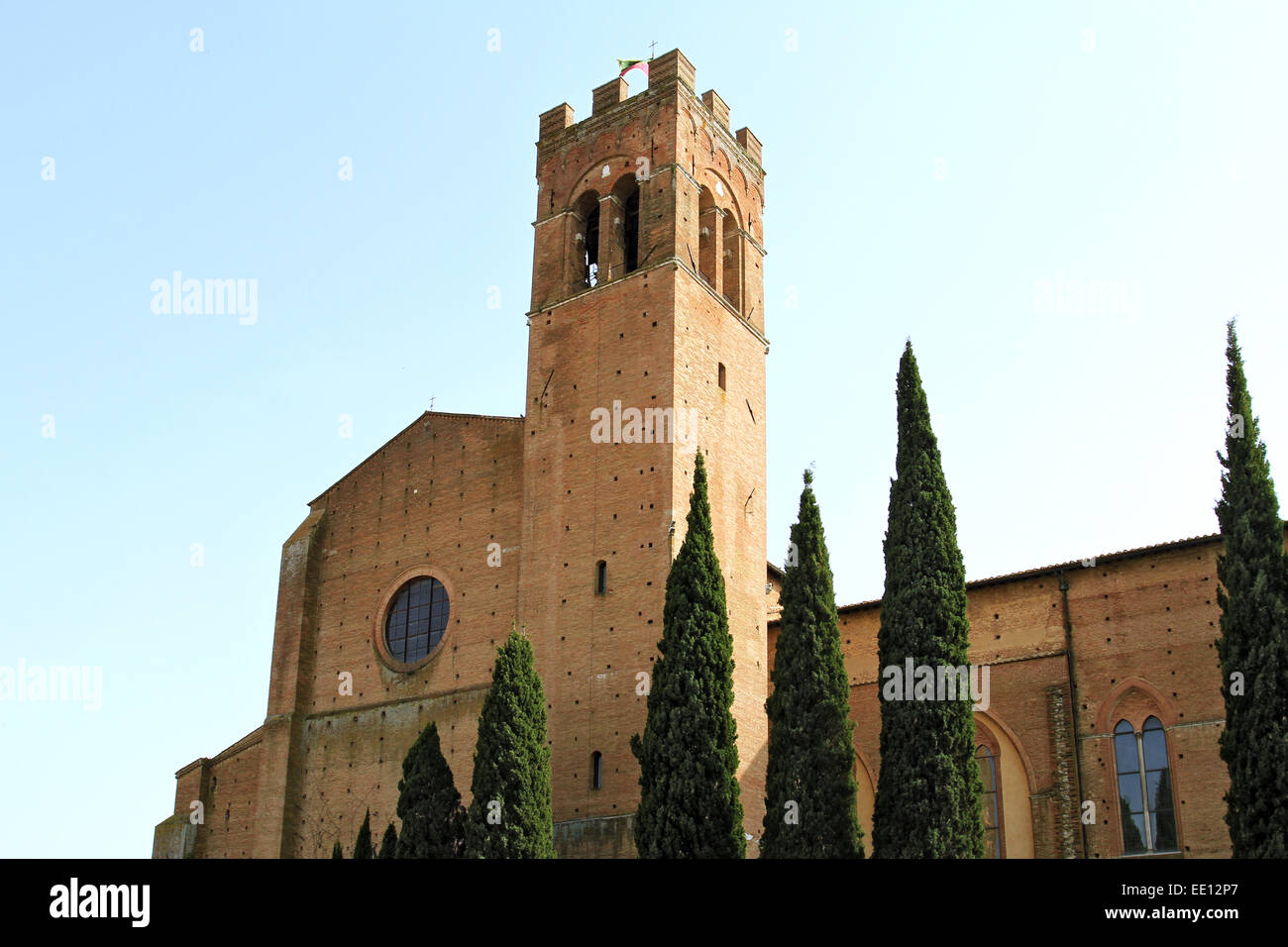 Italien Toskana, Siena, Kirche San Domenico Foto Stock