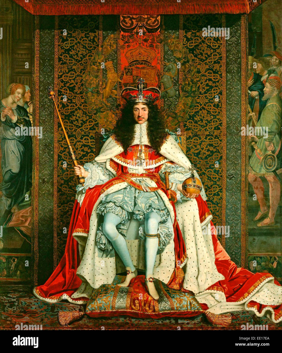 Il re Carlo II di John Michael Wright circa 1661 Foto Stock