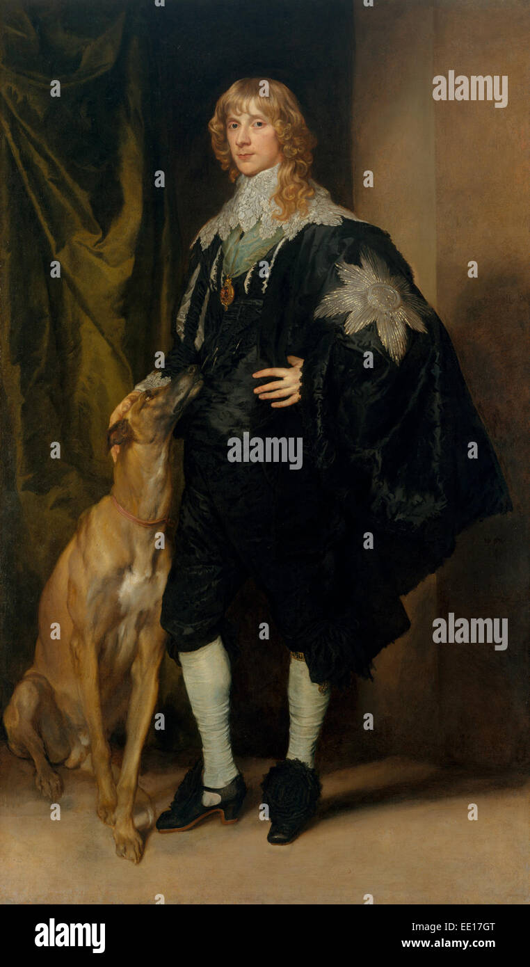 James Stuart, duca di Richmond, circa 1637 Anthony van Dyck Foto Stock