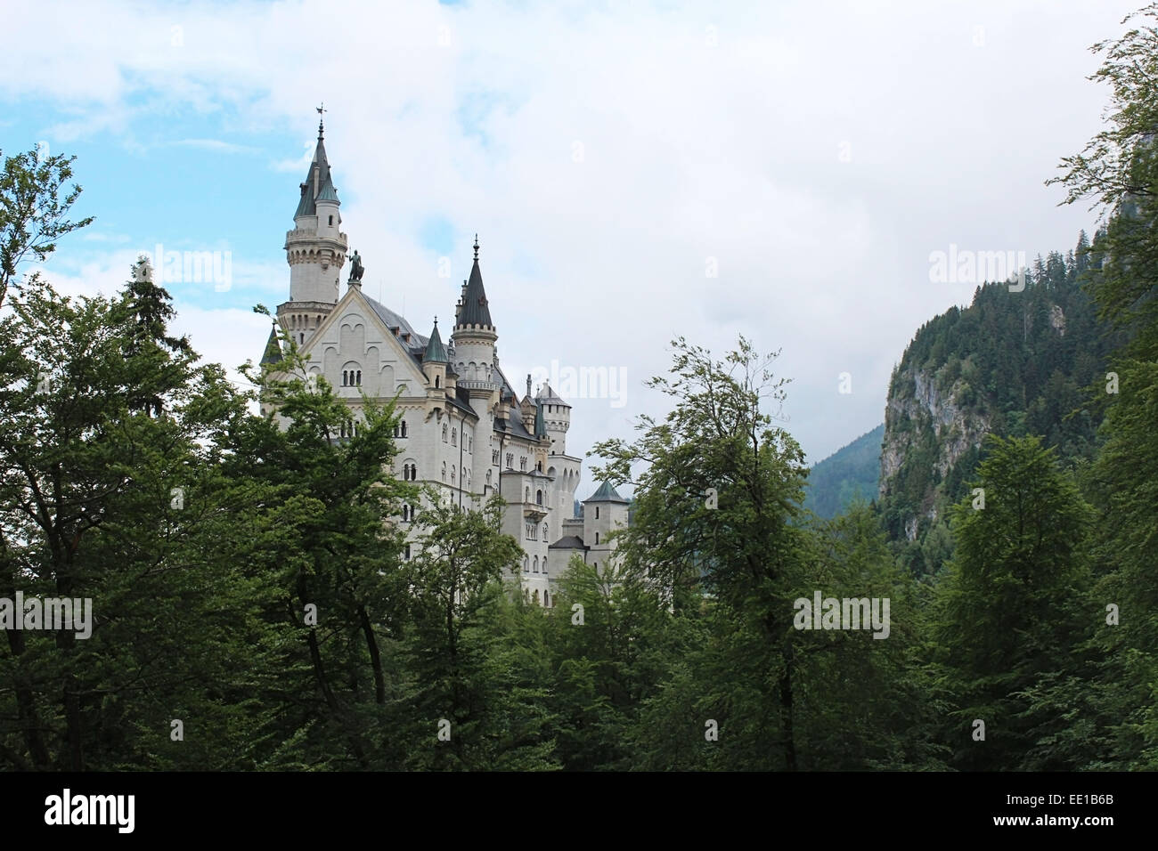 Il Castello di Neuschwanstein Foto Stock