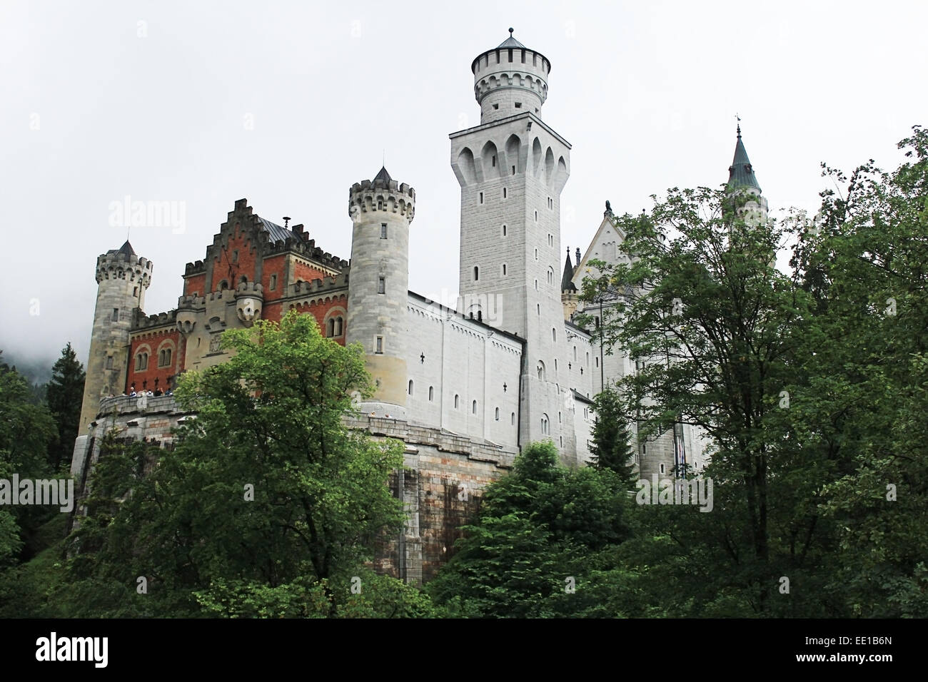 Il Castello di Neuschwanstein Foto Stock