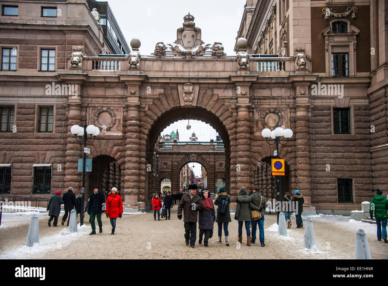 Il vecchio quartiere di Gamla Stan a Stoccolma, in Svezia, in Scandinavia, Europa Foto Stock