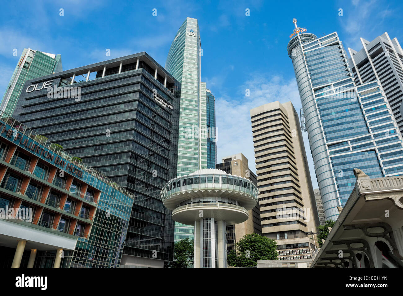 Centro di quartiere finanziario centrale, Singapore, Sud-est asiatico, in Asia Foto Stock