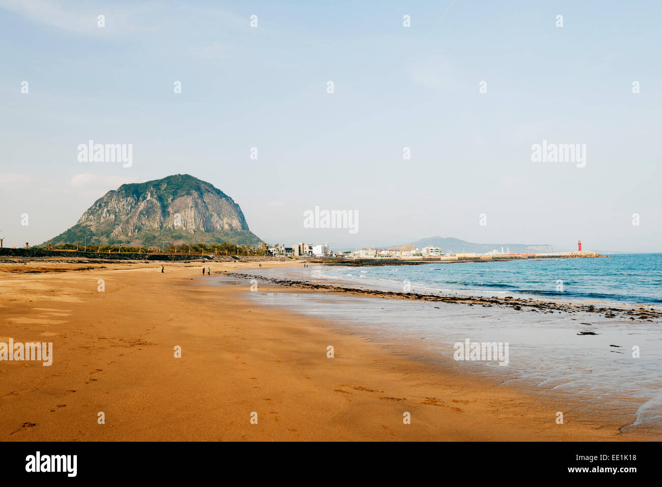Montare Sanbangsan, Jeju Island, sito Patrimonio Mondiale dell'UNESCO, Corea del Sud, Asia Foto Stock