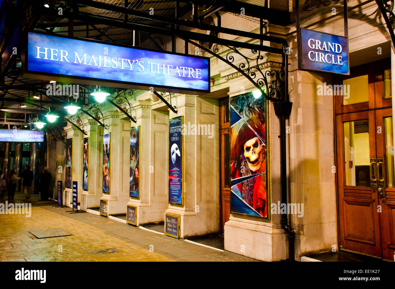 Her Majesty's Theatre, London - The Phantom of the Opera Foto Stock