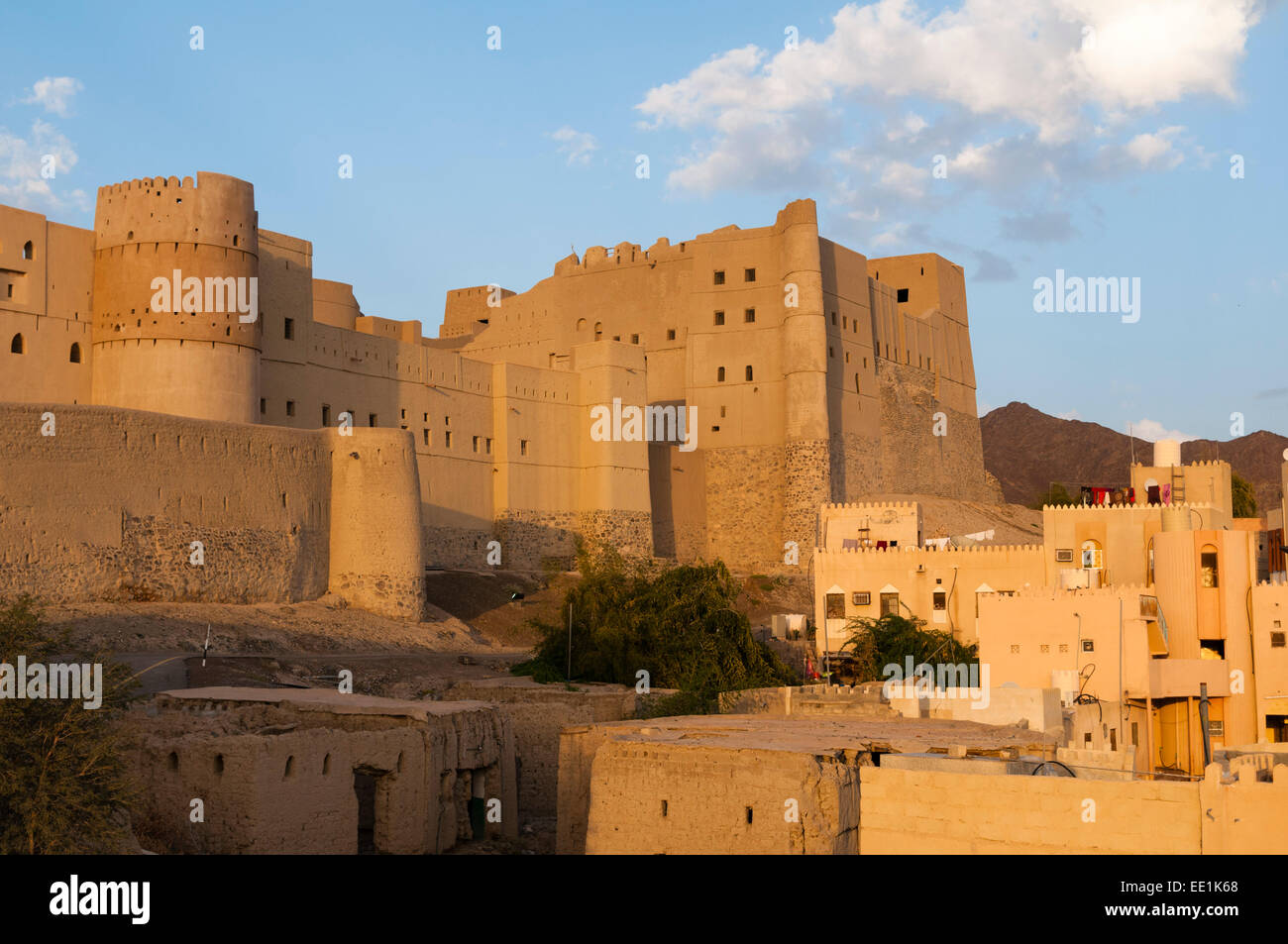 Bahla Fort, Sito Patrimonio Mondiale dell'UNESCO, Oman, Medio Oriente Foto Stock