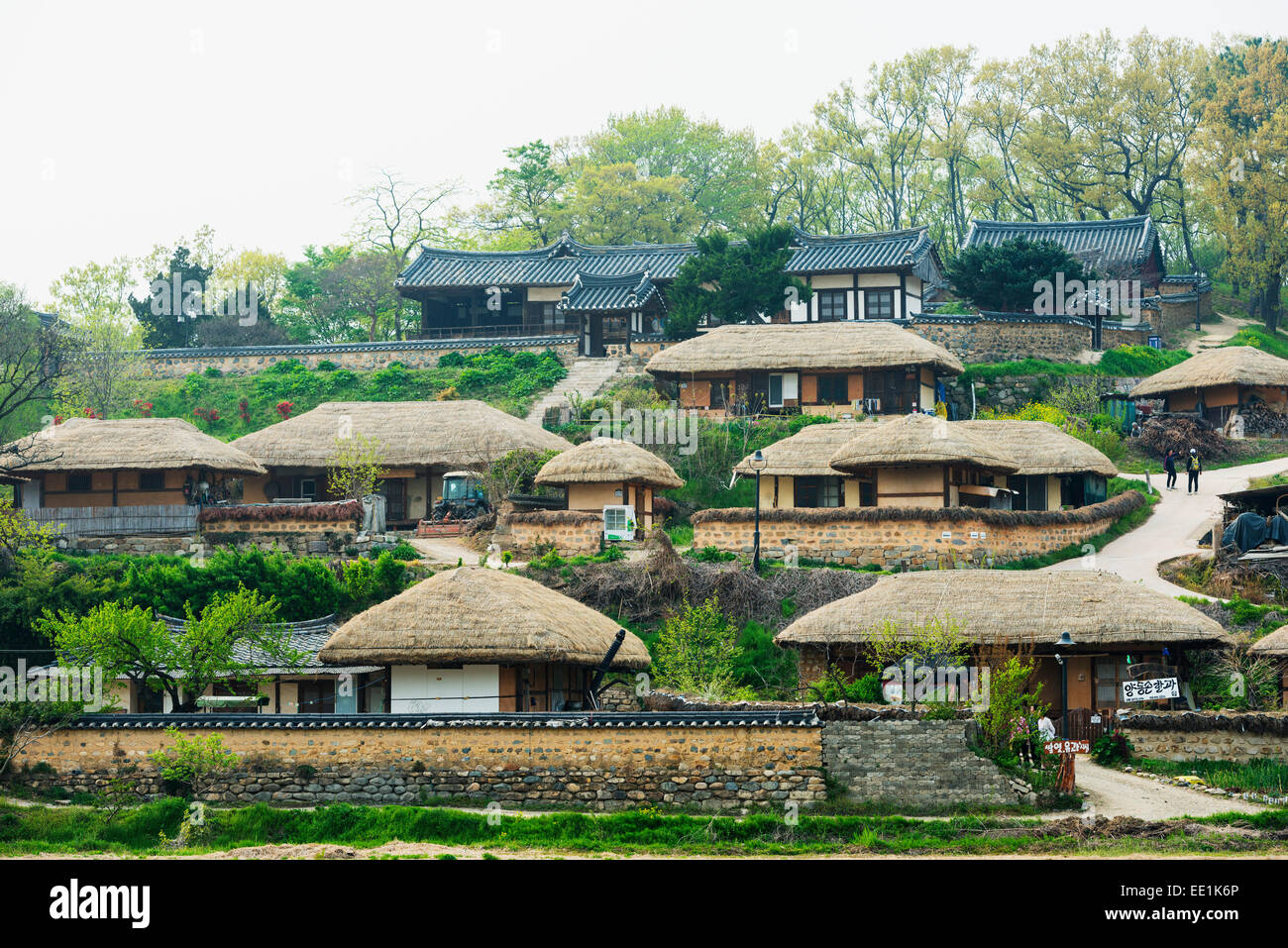 Yangdong folk village, Sito Patrimonio Mondiale dell'UNESCO, Gyeongsangbuk-do, Corea del Sud, Asia Foto Stock