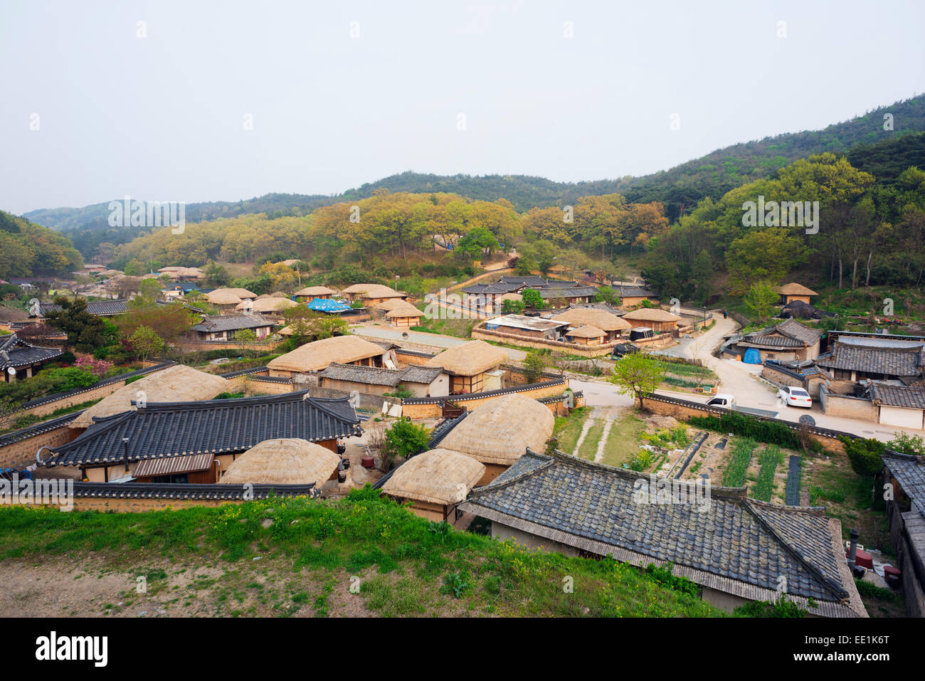 Yangdong folk village, Sito Patrimonio Mondiale dell'UNESCO, Gyeongsangbuk-do, Corea del Sud, Asia Foto Stock