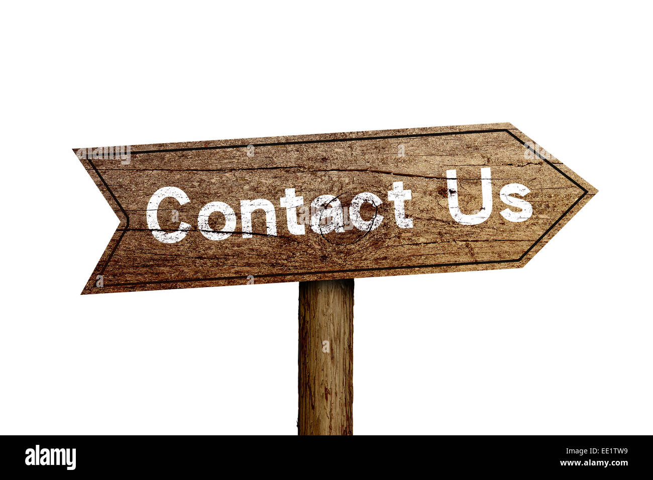 Business immagine concettuale che è circa l'argomento di contattarci. Foto Stock