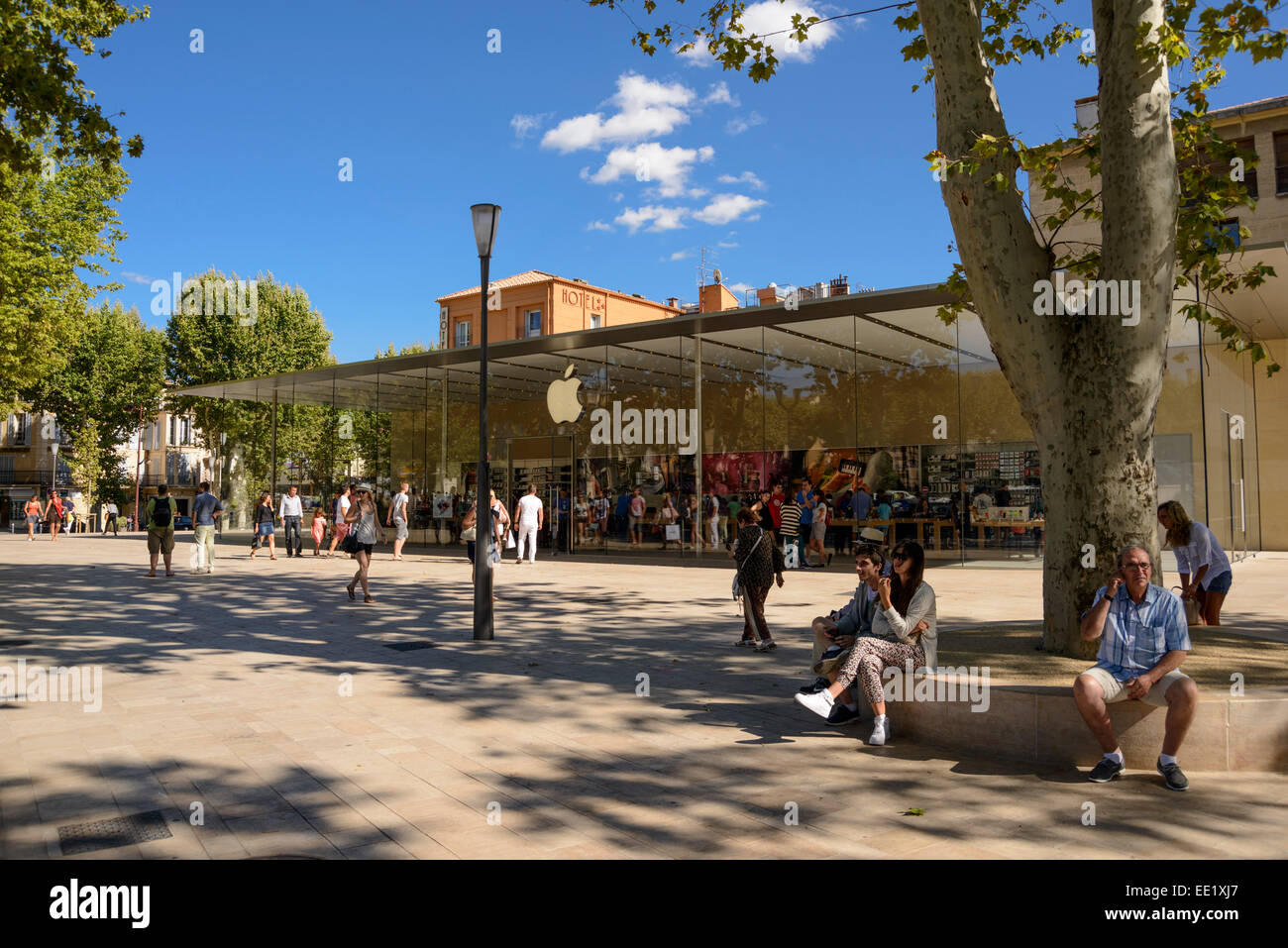 Computer Apple store in Aix en Provence, PACA, Francia Foto Stock