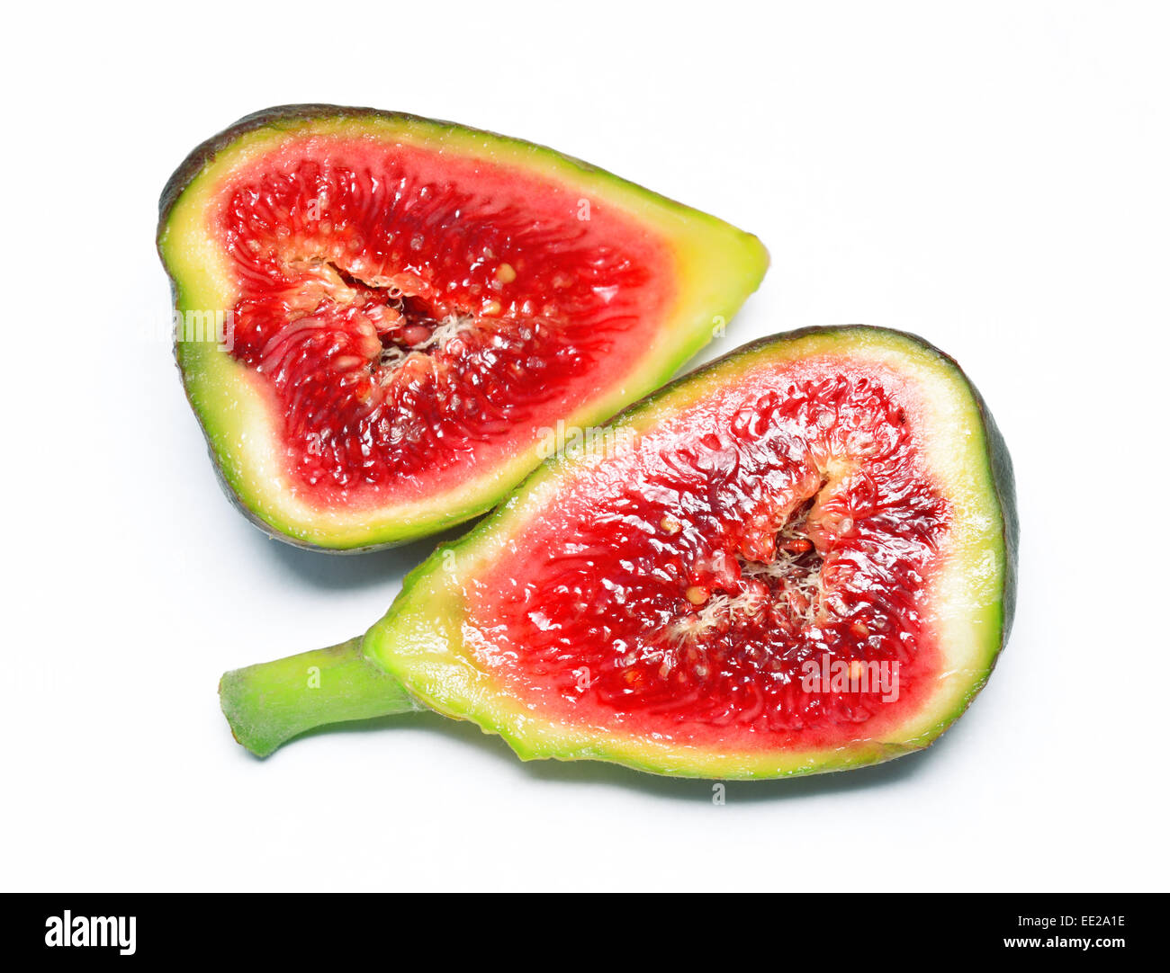 La figura esotica frutta isolato su sfondo bianco. Foto Stock