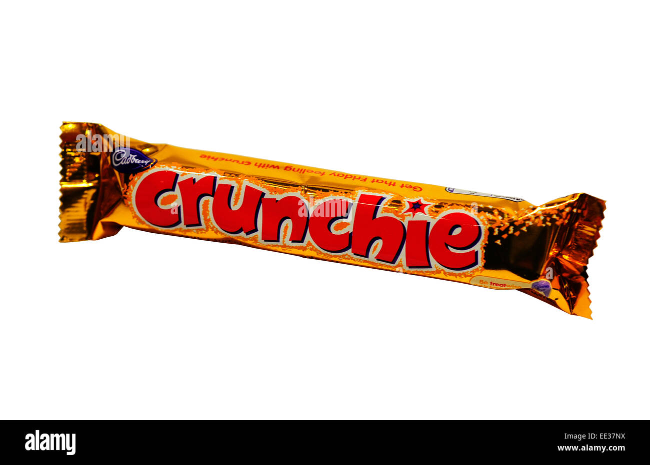 Close-up di una barra Crunchie Foto Stock Close-up di una barra Crunchie Foto Stock