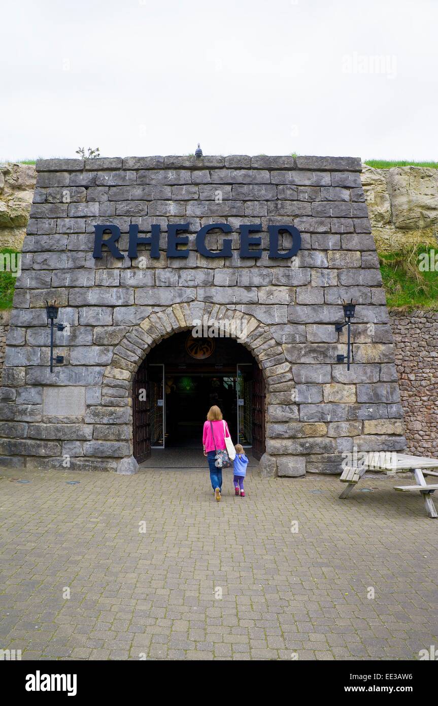 Rheged lakeland Heritage Centre ingresso, Penrith, Eden Valley, Cumbria, Inghilterra, Regno Unito. Foto Stock