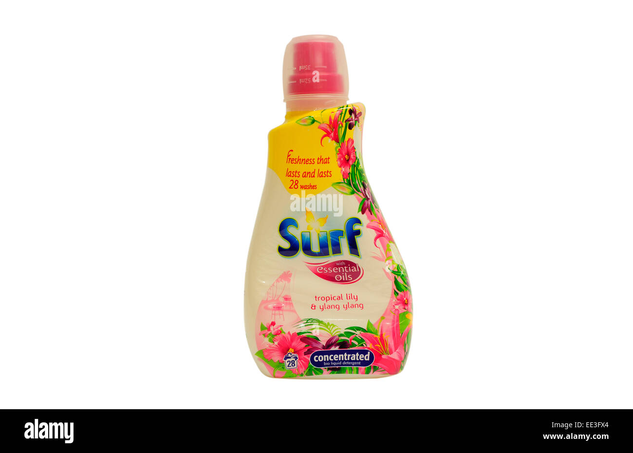 Close up di surf con oli essenziali Foto Stock