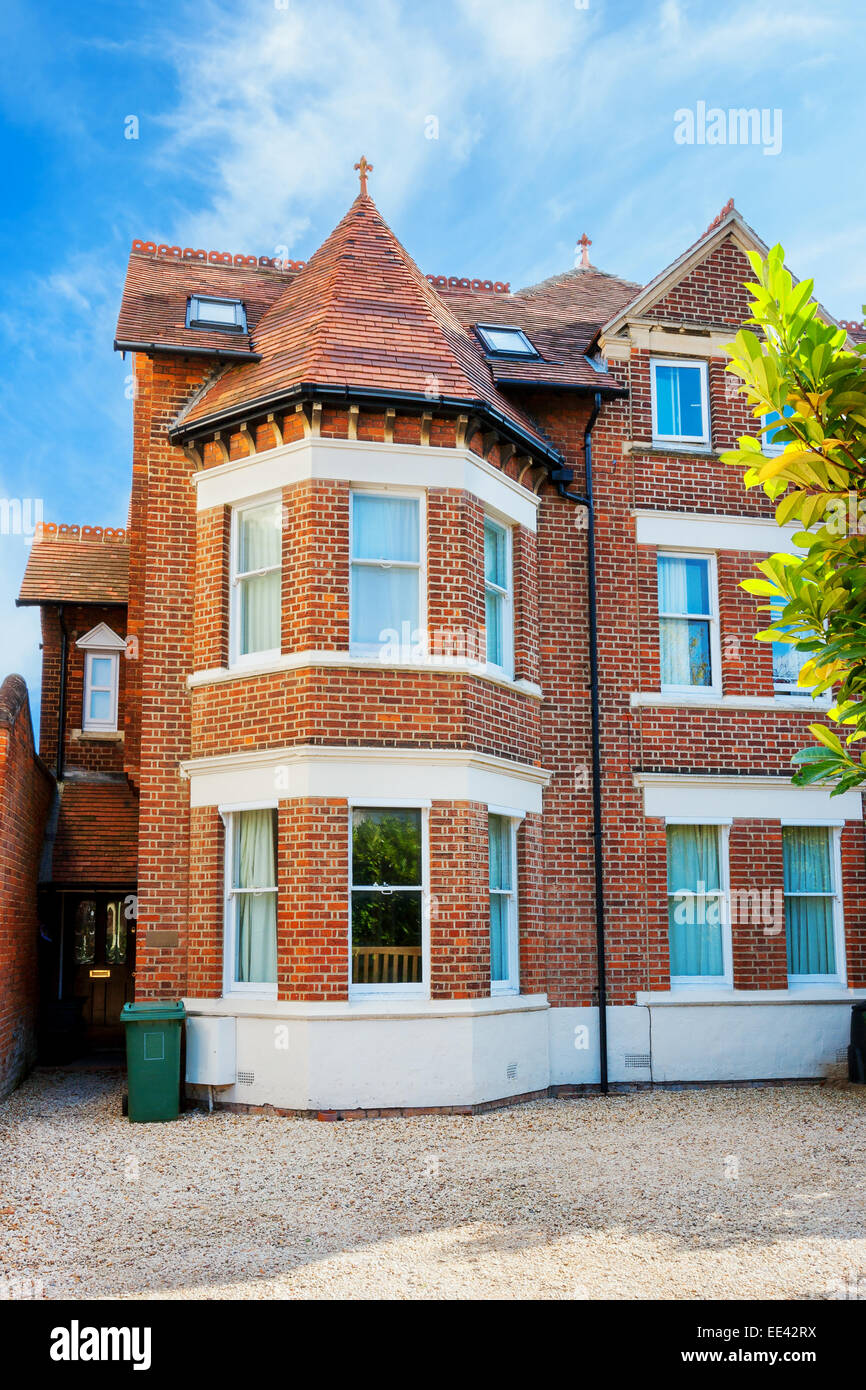Town House. Oxford, Inghilterra Foto Stock