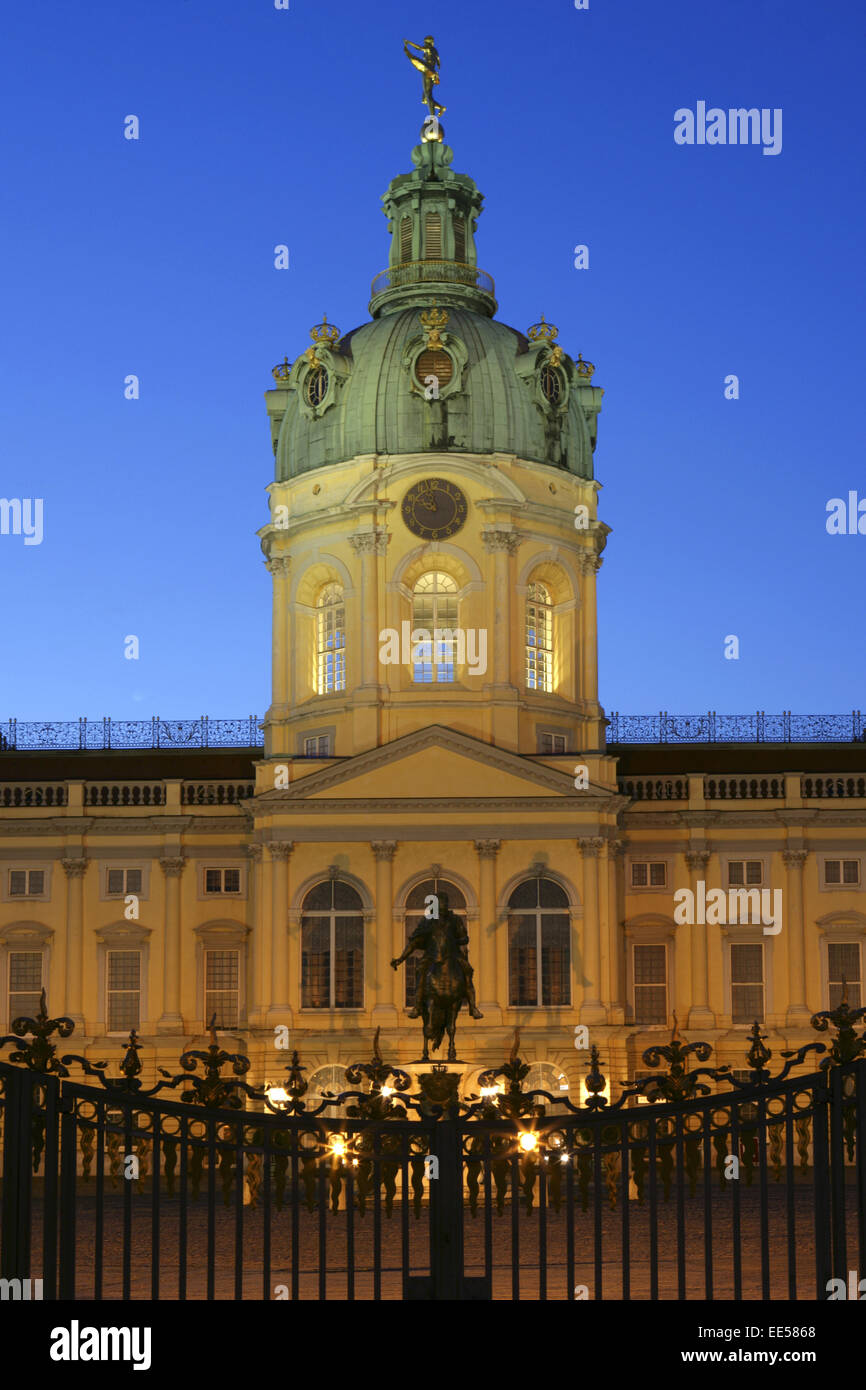 Deutschland, Berlino, Europa, Hauptstadt, Stadt, Sehenswuerdigkeit, Stadtteil Charlottenburg Schloss Charlottenburg Altes Schlo Foto Stock