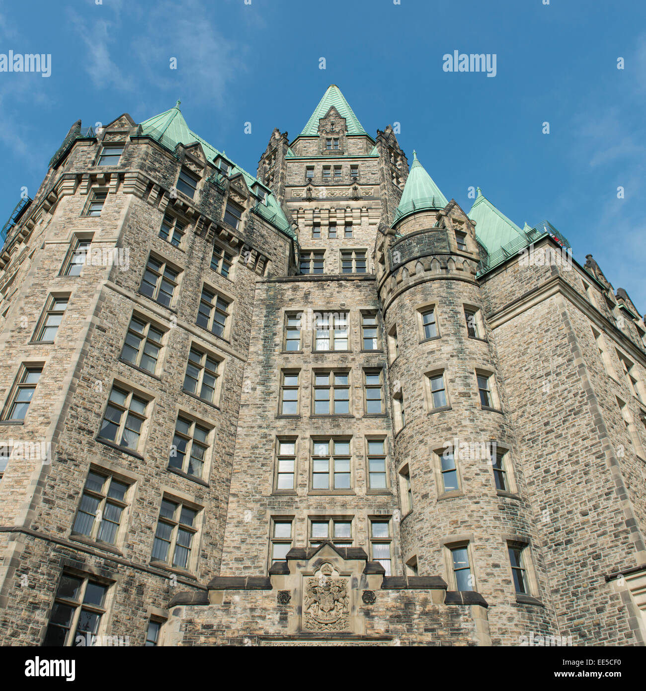 Confederazione Building , Parliament Hill, Ottawa, Ontario, Canada Foto Stock