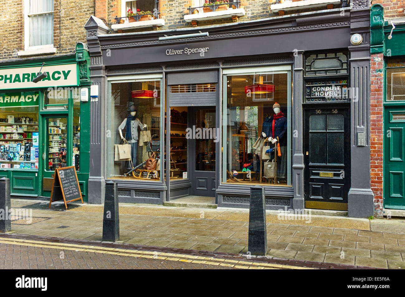Oliver Spencer shop, Londra Foto Stock