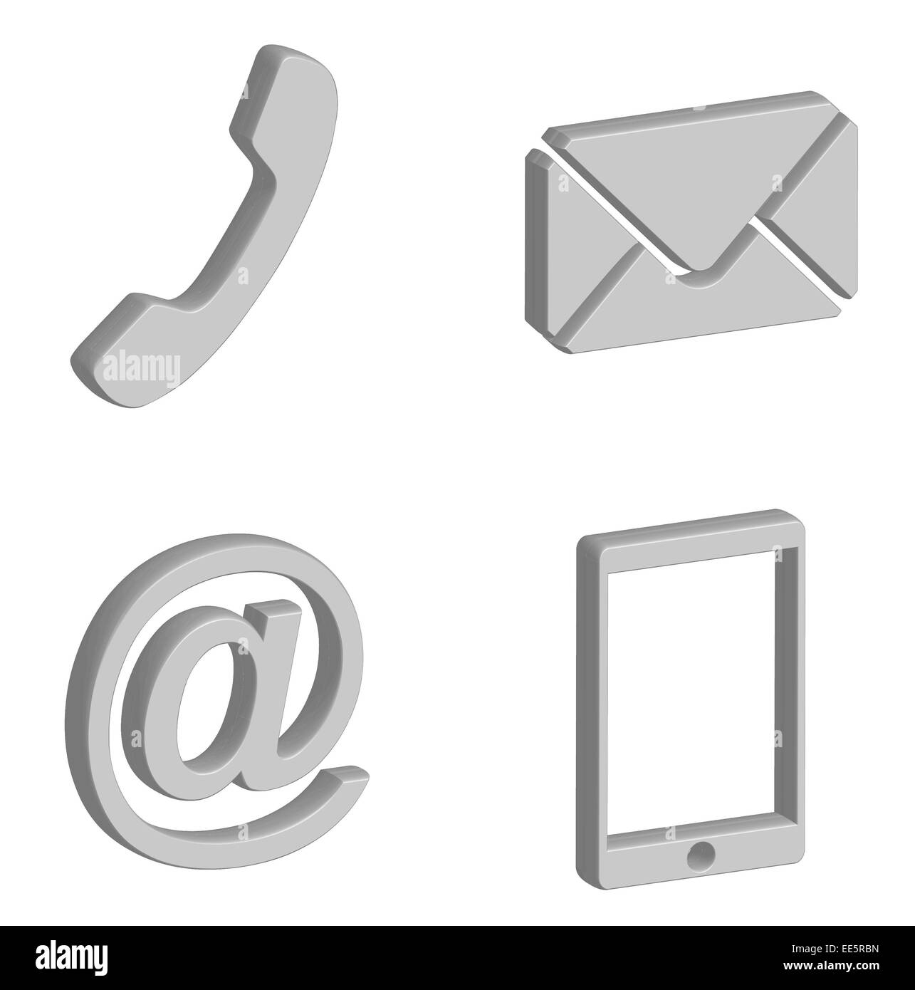 Contattaci 3d Foto Stock