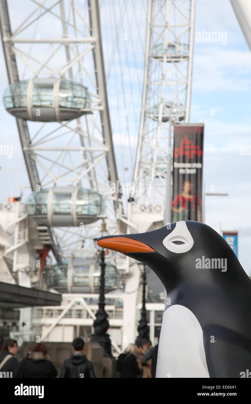 Penguin dall'occhio Ldndon Foto Stock