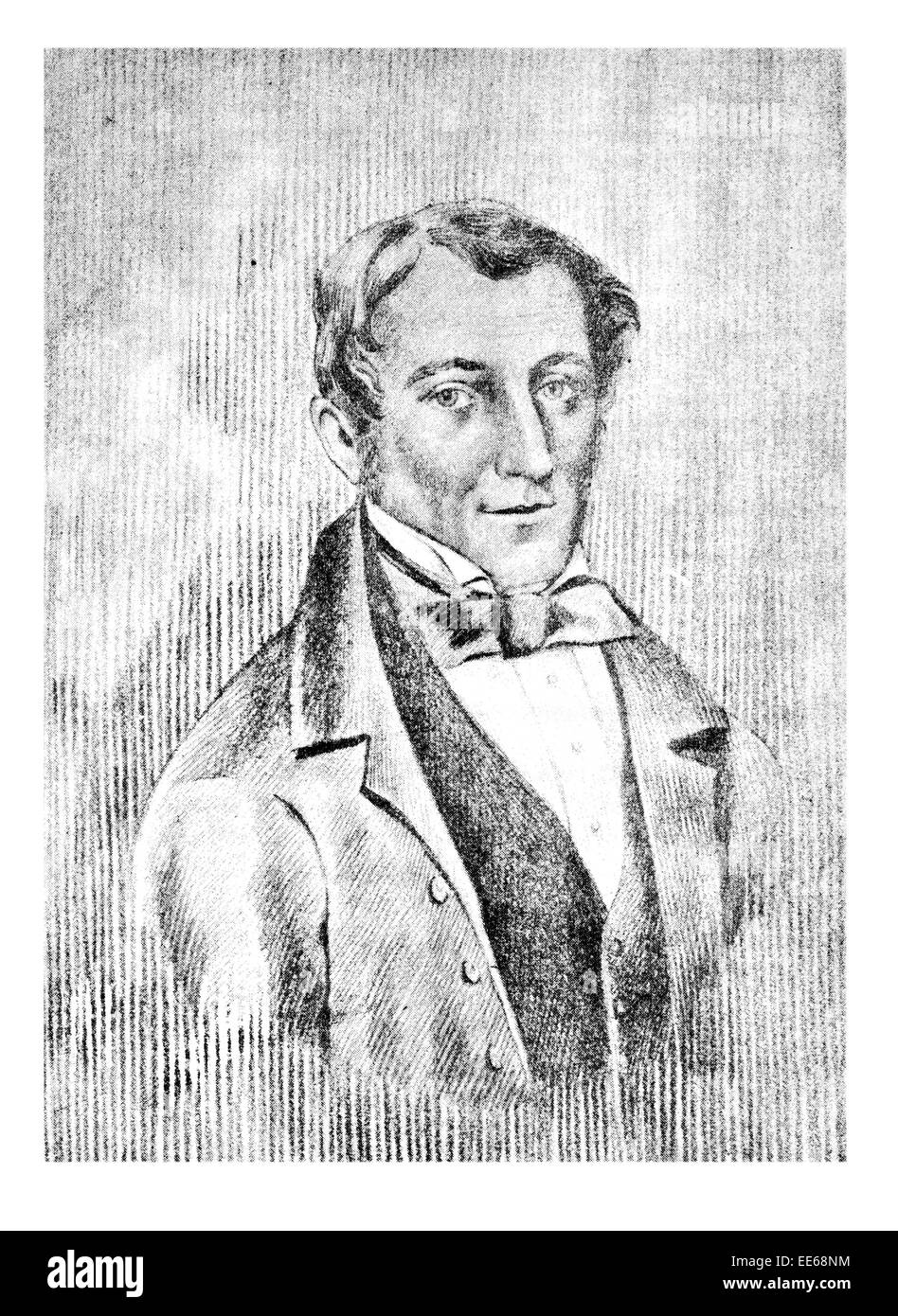 Pietro Nicola Marrone Broun17 Agosto 1797 5 Novembre 1846 segretaria coloniale Western Australia consiglio legislativo ritratto Foto Stock