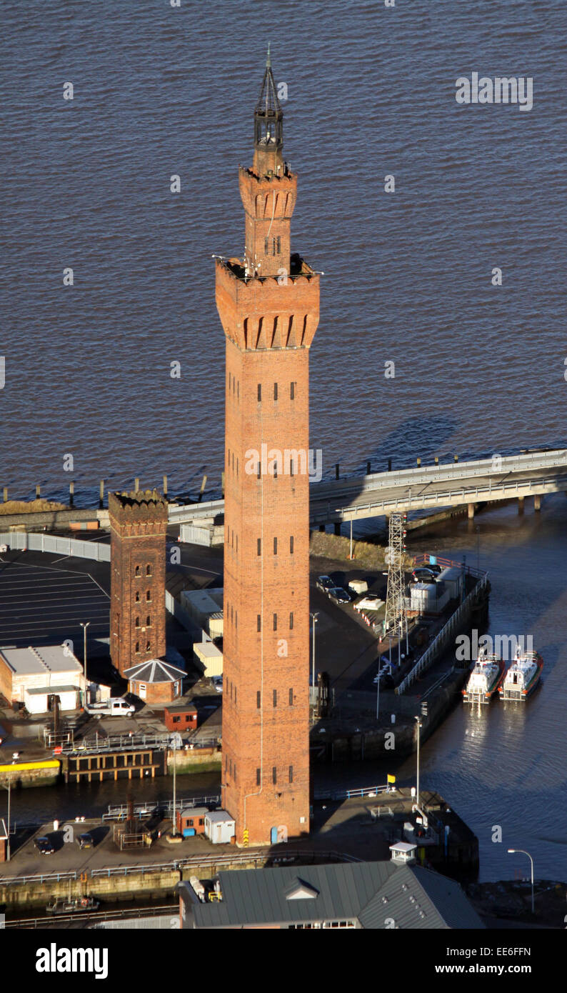 Il famoso stile Italianamente Grimsby Dock torre in North Lincolnshire, Regno Unito Foto Stock