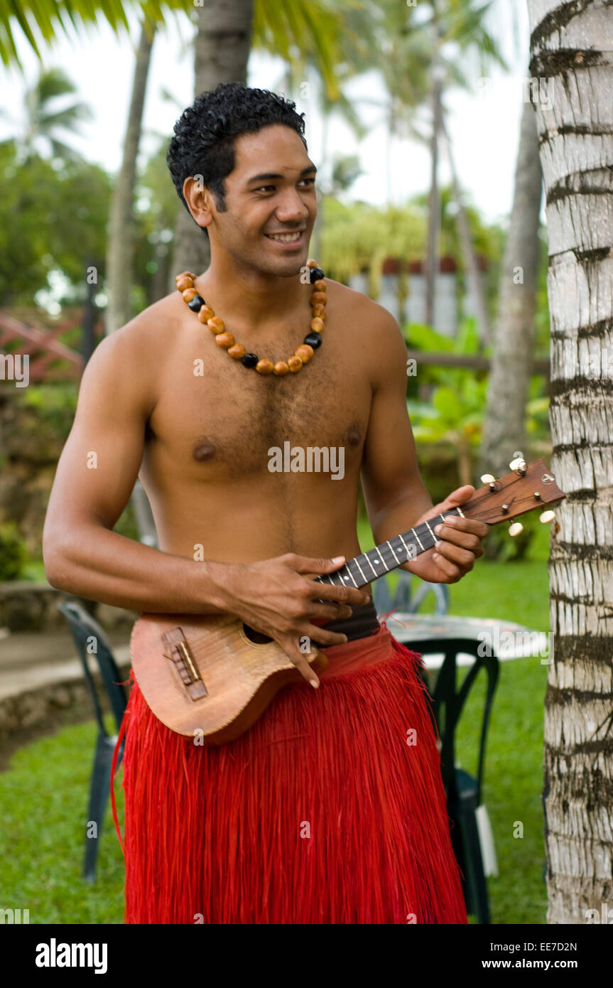 Centro Culturale Polinesiano. Di O'ahu. Hawaii. Il Centro Culturale Polinesiano (PCC) è un Polynesian-tema theme park e vivendo mus Foto Stock