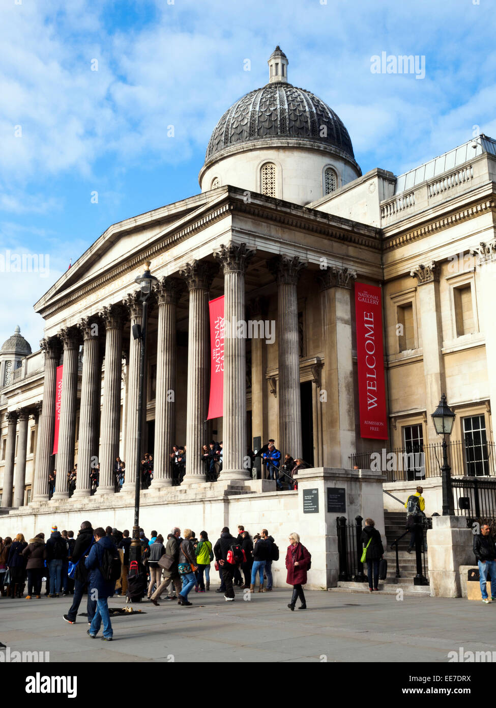 La National Gallery - Londra, Inghilterra Foto Stock