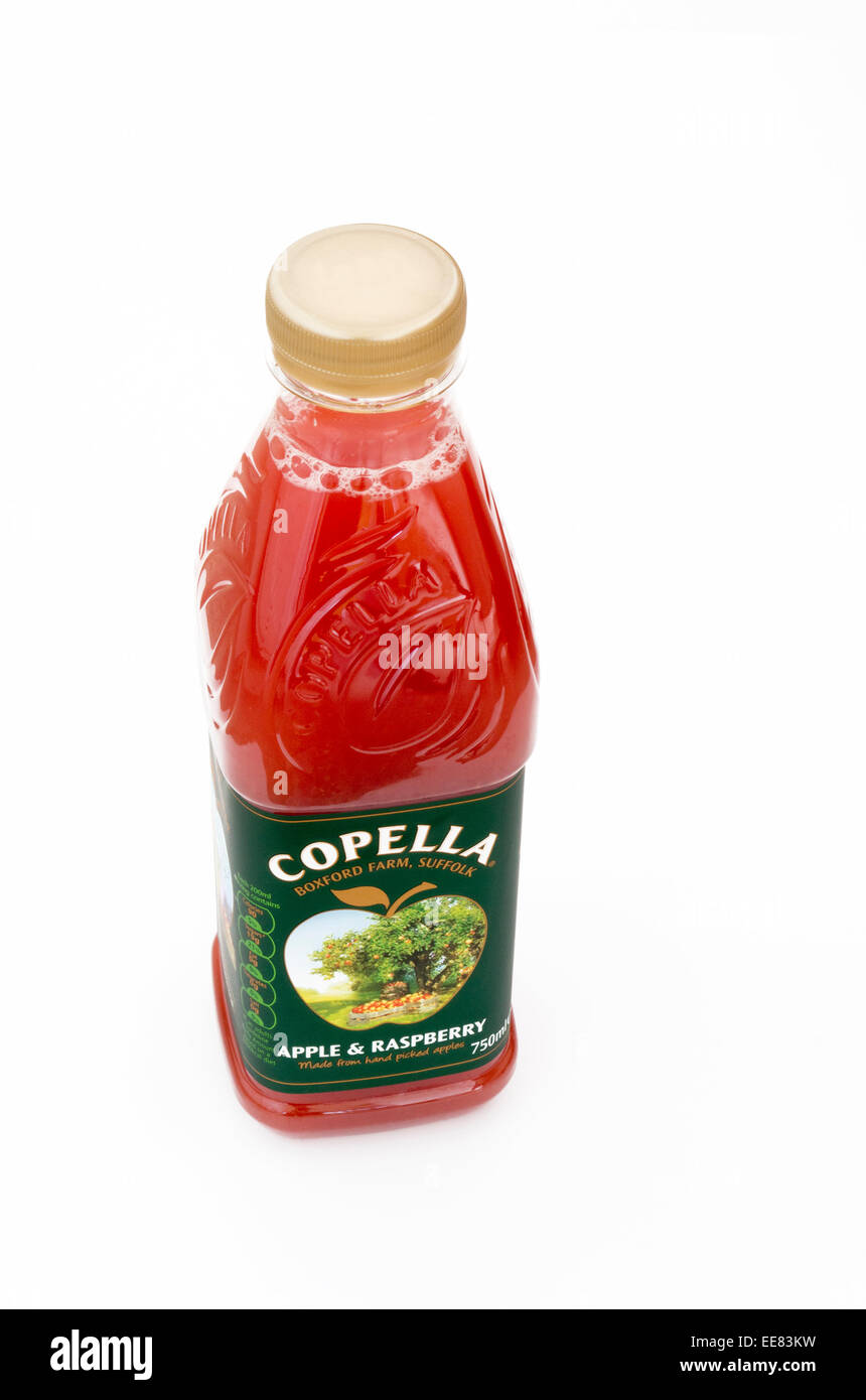 Copella Apple e lampone frutta fresca bevanda, REGNO UNITO Foto Stock