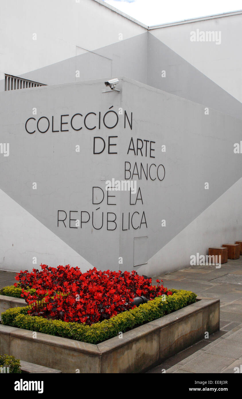 La Coleccion de Arte del Banco de la Republica, a Bogotà, in Colombia. Foto Stock