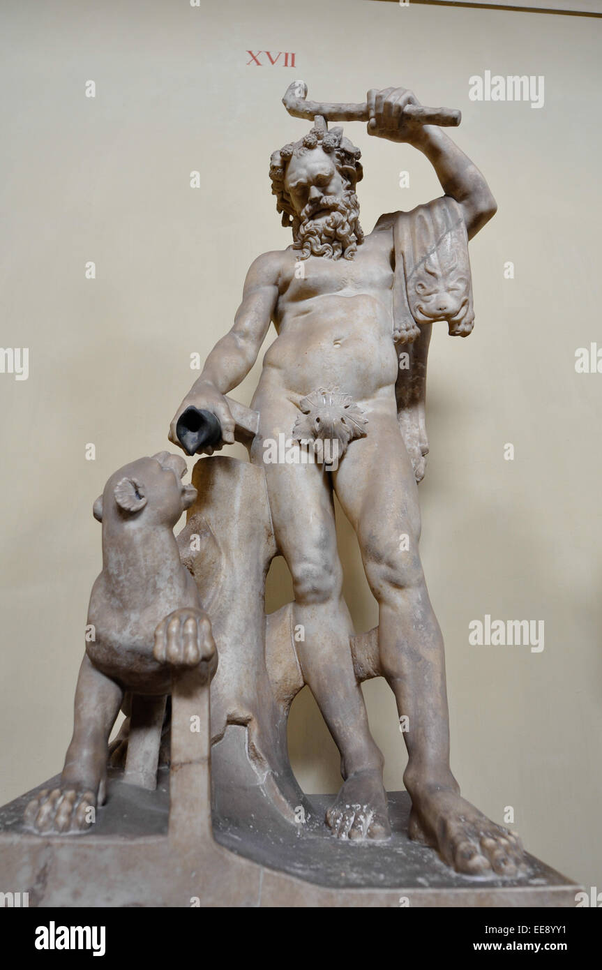 Grecia sculture nel Museo del Vaticano, Italia Foto Stock