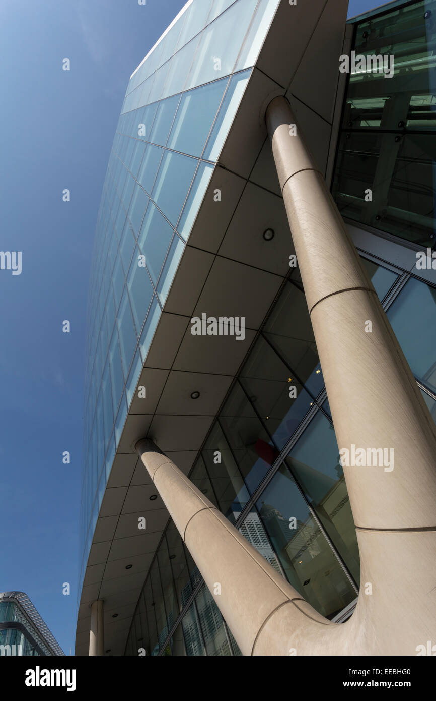 Inghilterra, Manchester, architettura moderna a Spinningfields financial district Foto Stock