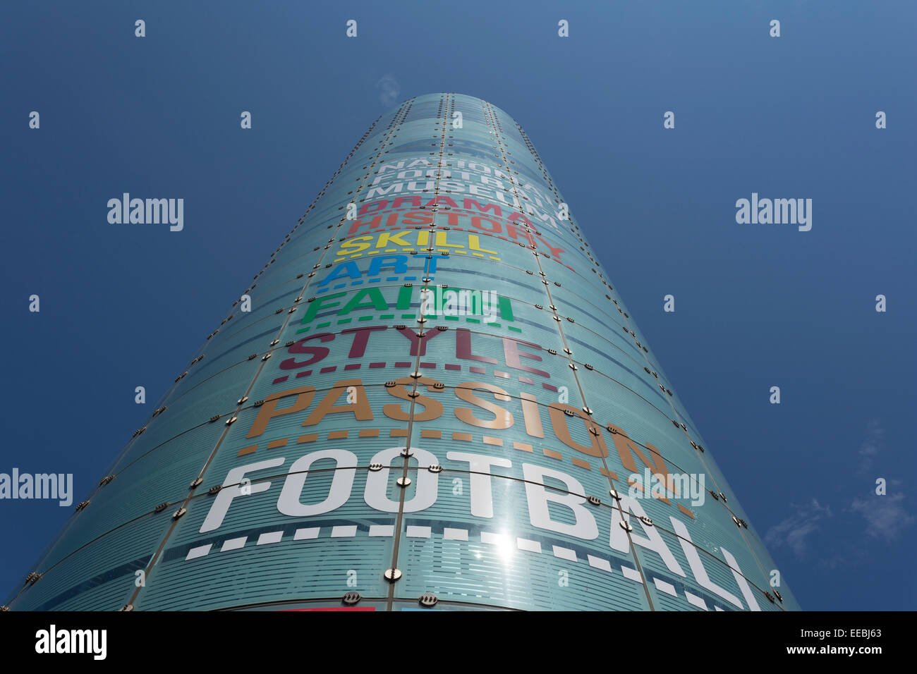 Inghilterra, Manchester, Museo Nazionale del Calcio Foto Stock