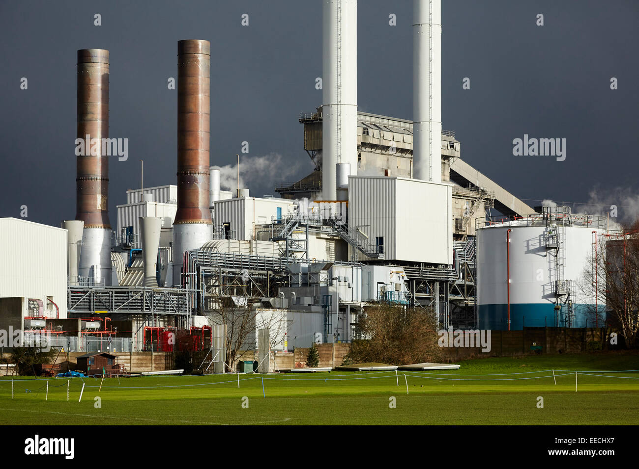 Tata Chemicals Europa parte di pianta del suo carbonato di sodio e bicarbonato di sodio business a Northwich, Cheshire. Foto Stock