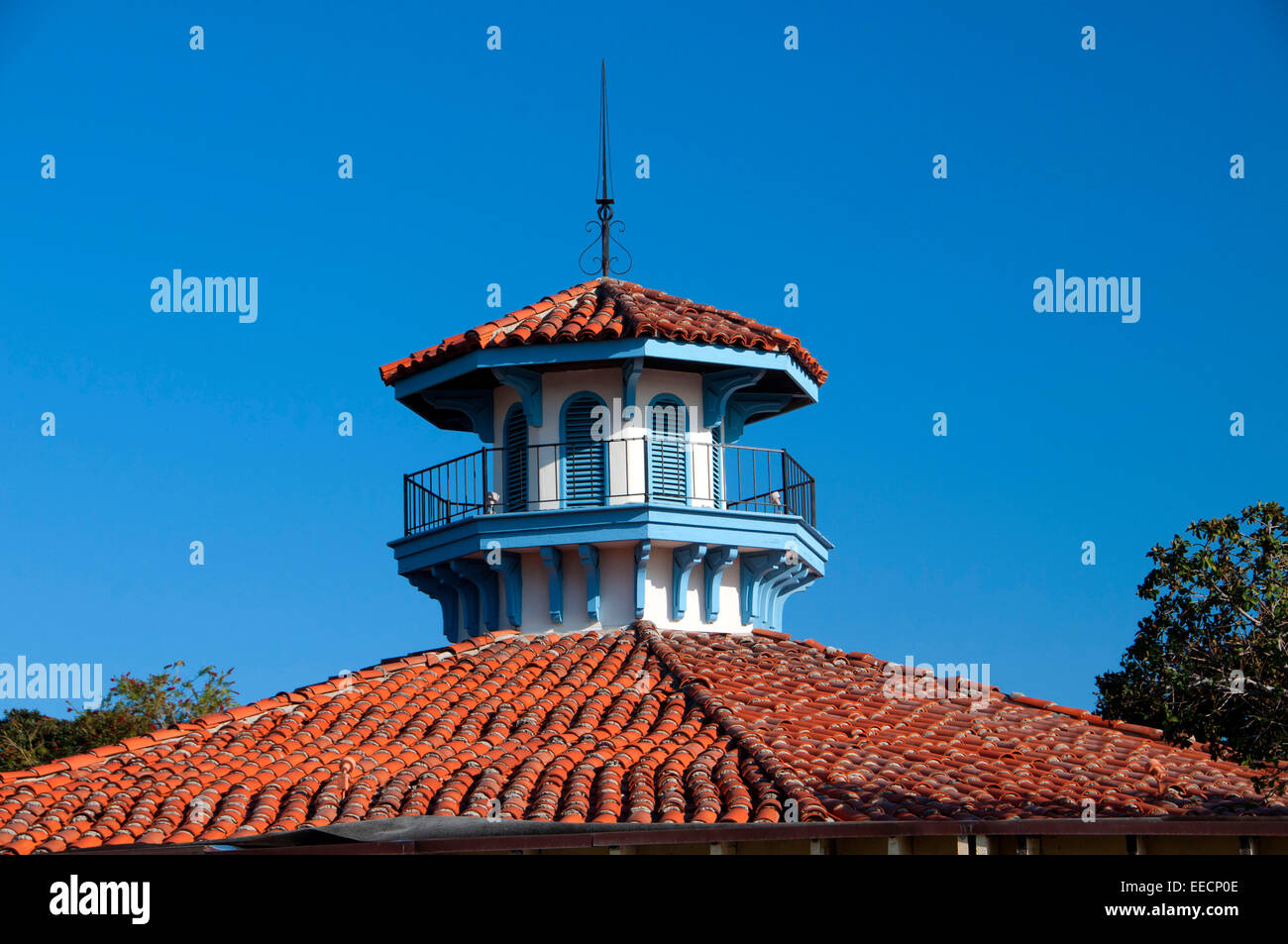 Giostra del tetto, il Seaport Village, San Diego, California Foto Stock