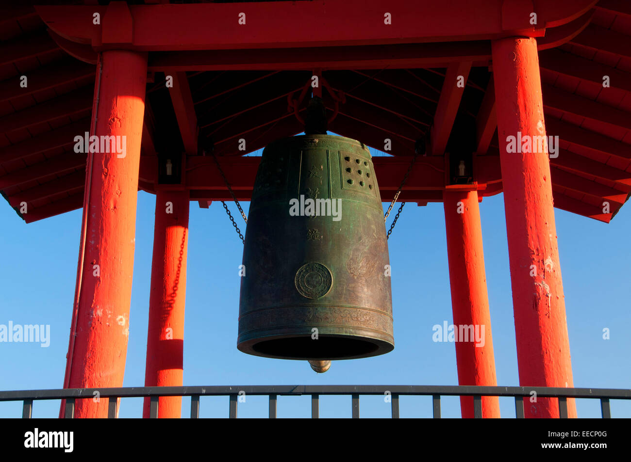 Amicizia Giapponese campana, Shelter Island litorale Park, San Diego, California Foto Stock