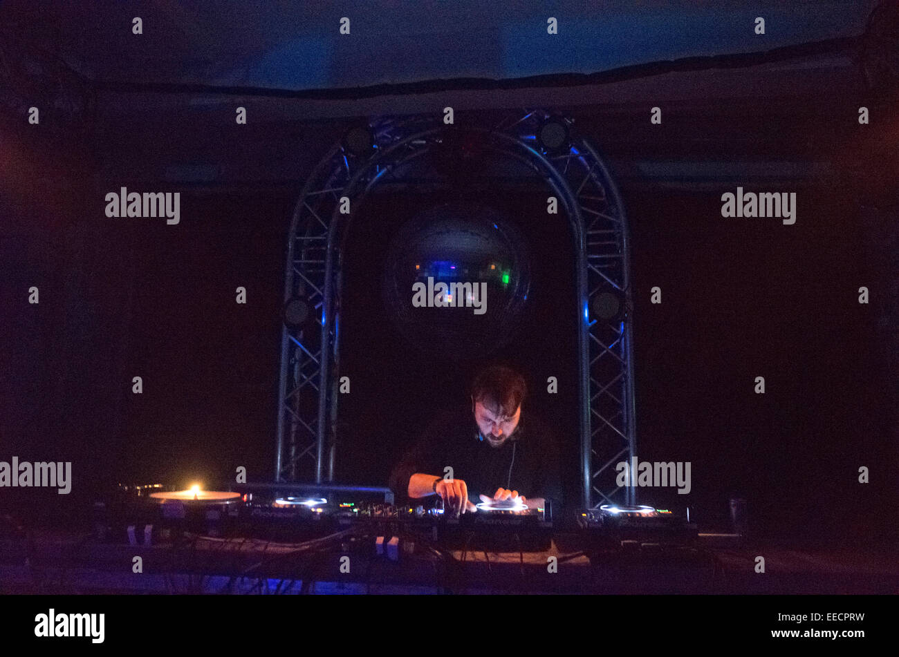 John Talabot dj live Foto Stock