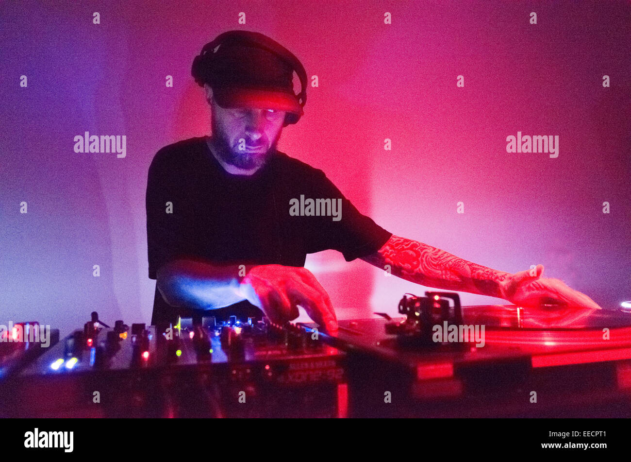 Levon Vincent DJ live Foto Stock