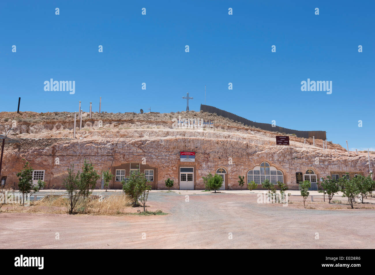 La metropolitana Chiesa Ortodossa Serba, Coober Pedy, Sud Australia Foto Stock