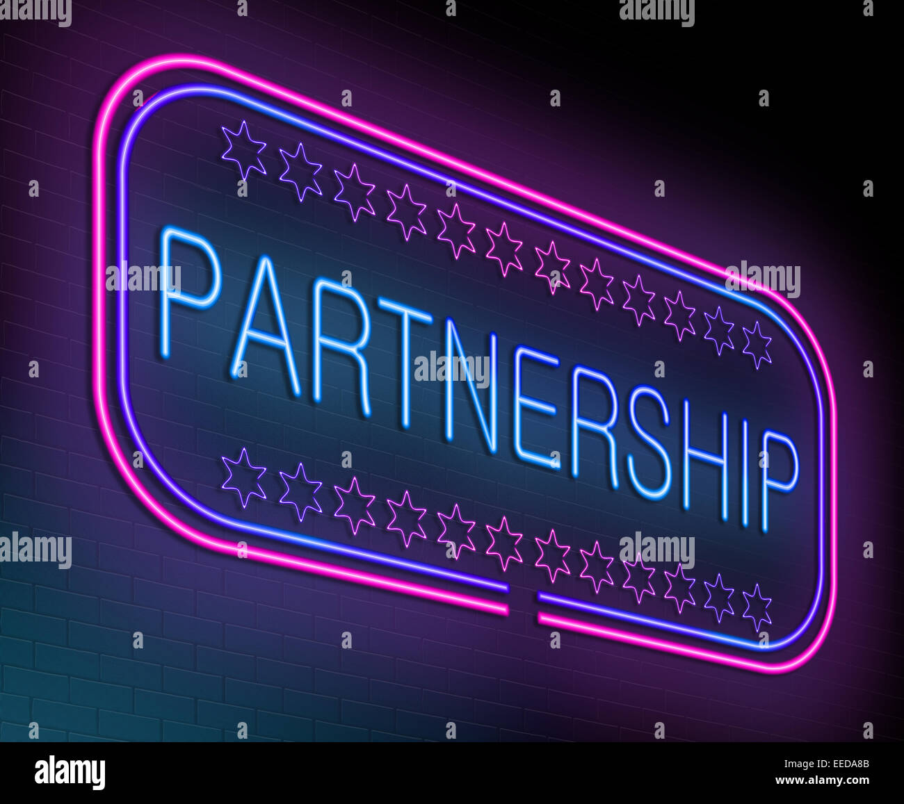 Il concetto di partenariato. Foto Stock