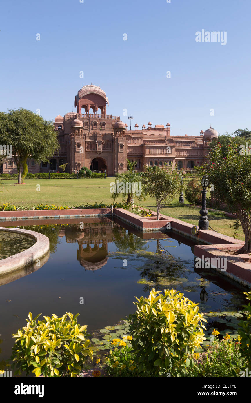 India Rajasthan, Bikaner, Lalgarh Palace Foto Stock