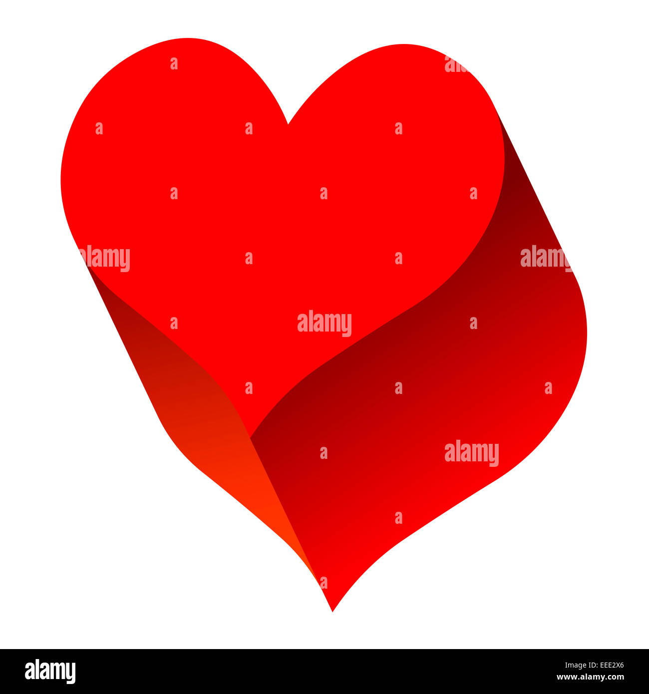 Cuore - simbolo di amore Foto Stock