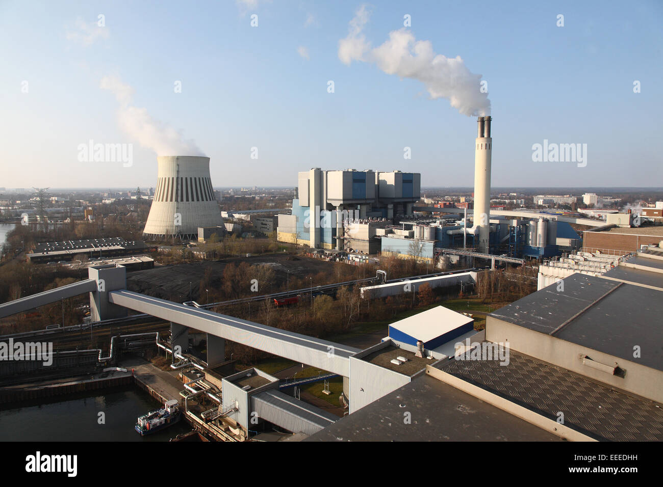 Berlino, Germania, power plant Reuter West Foto Stock