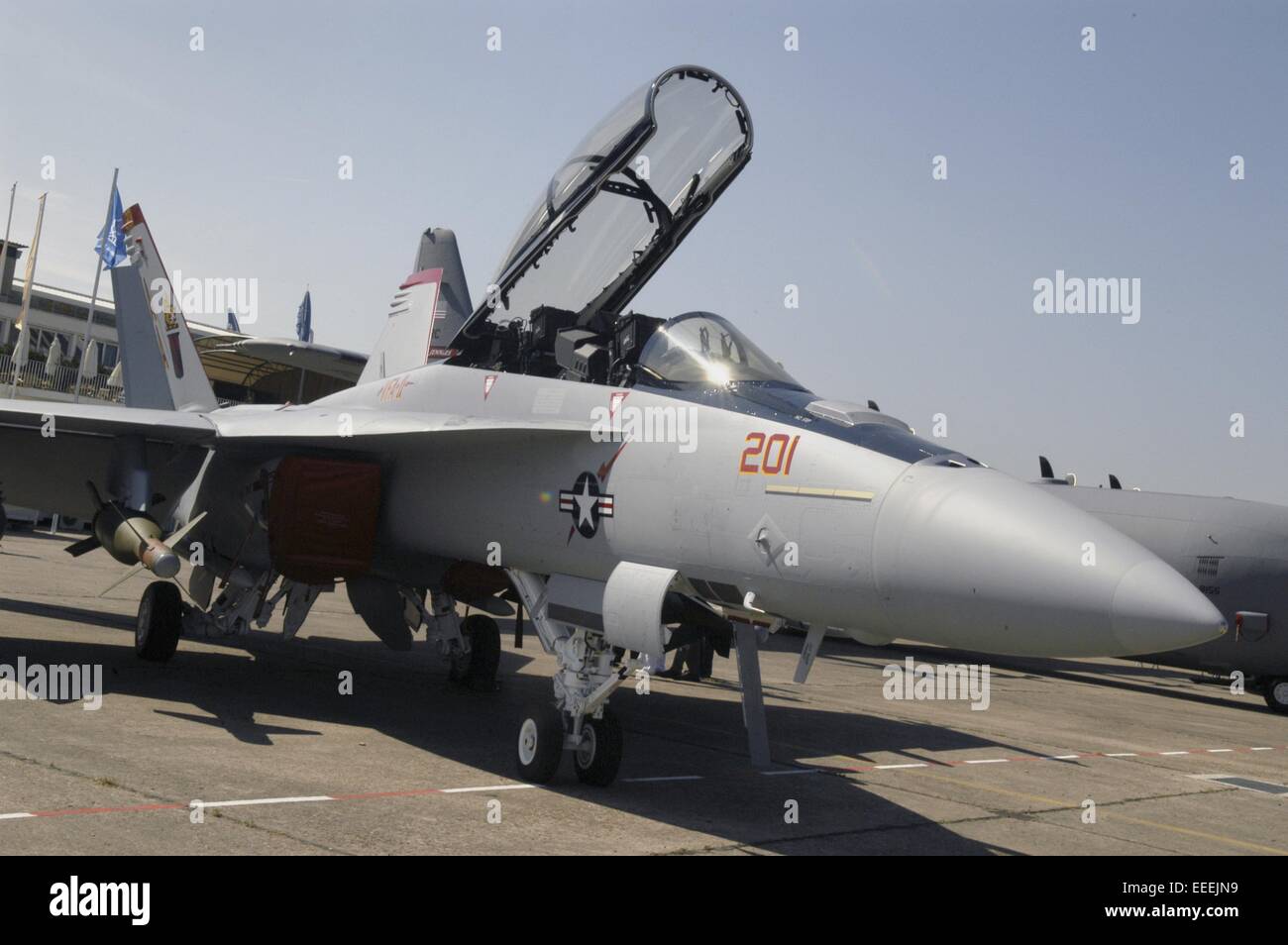 US Navy aerei da combattimento F 18 Super Hornet Foto Stock