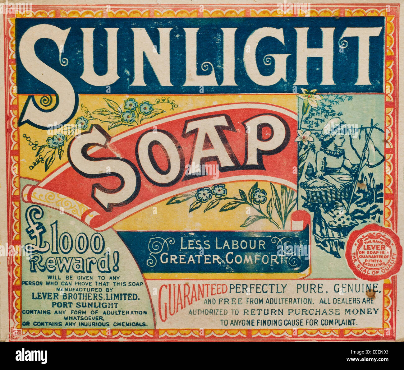 sapone di luce solare Foto Stock