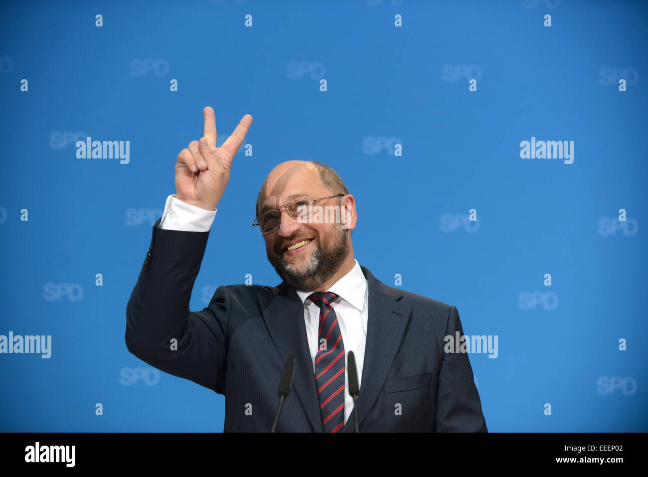 Berlino, Germania, Martin Schulz, DOCUP, Presidente del Parlamento europeo Foto Stock