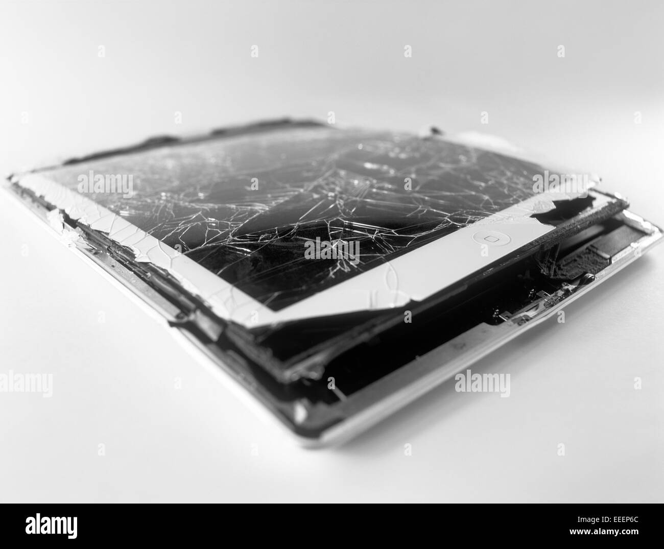 Rotto il dispositivo mobile. Foto Stock