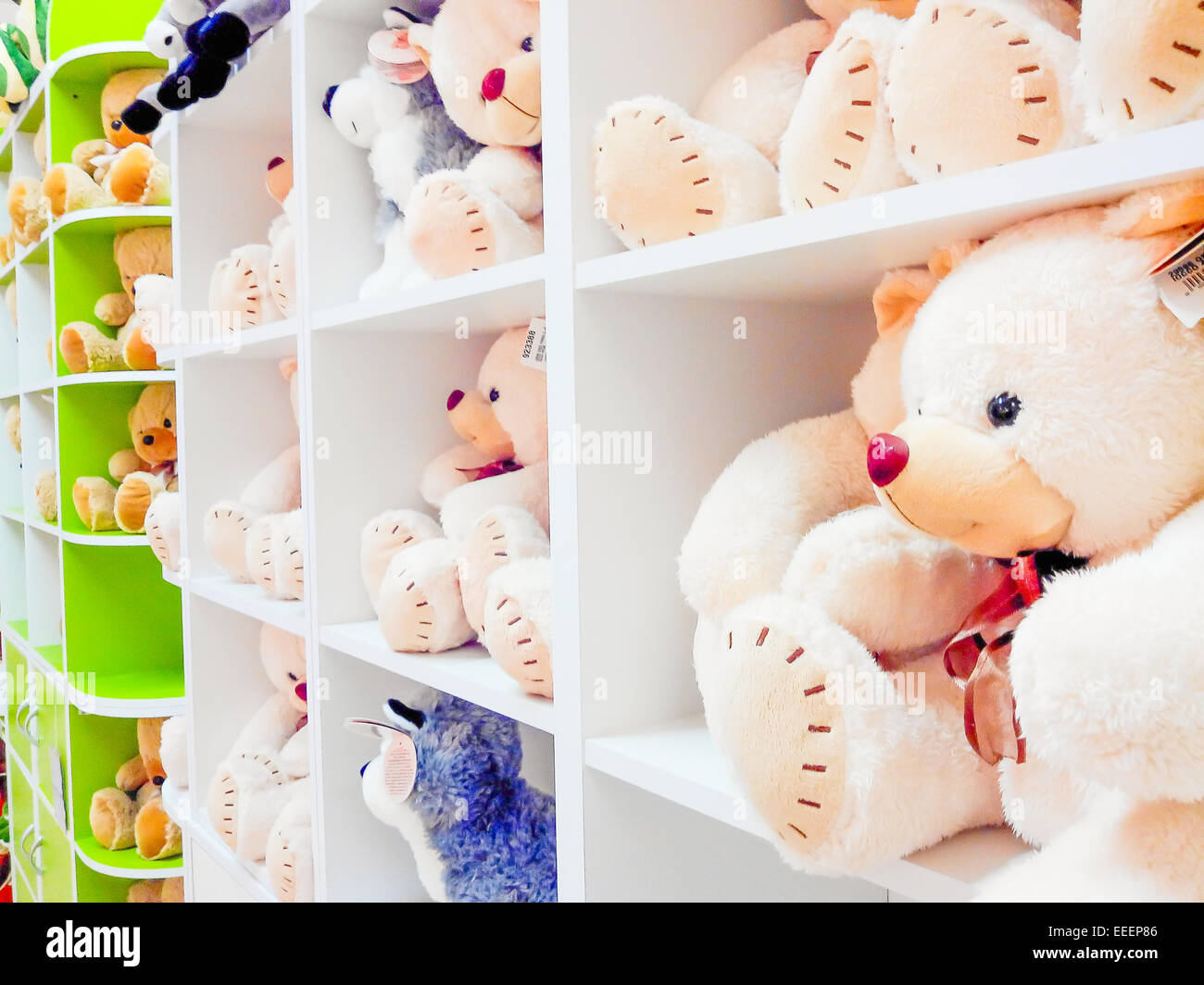 Condominio pelouches. Serie di cuccioli Foto Stock
