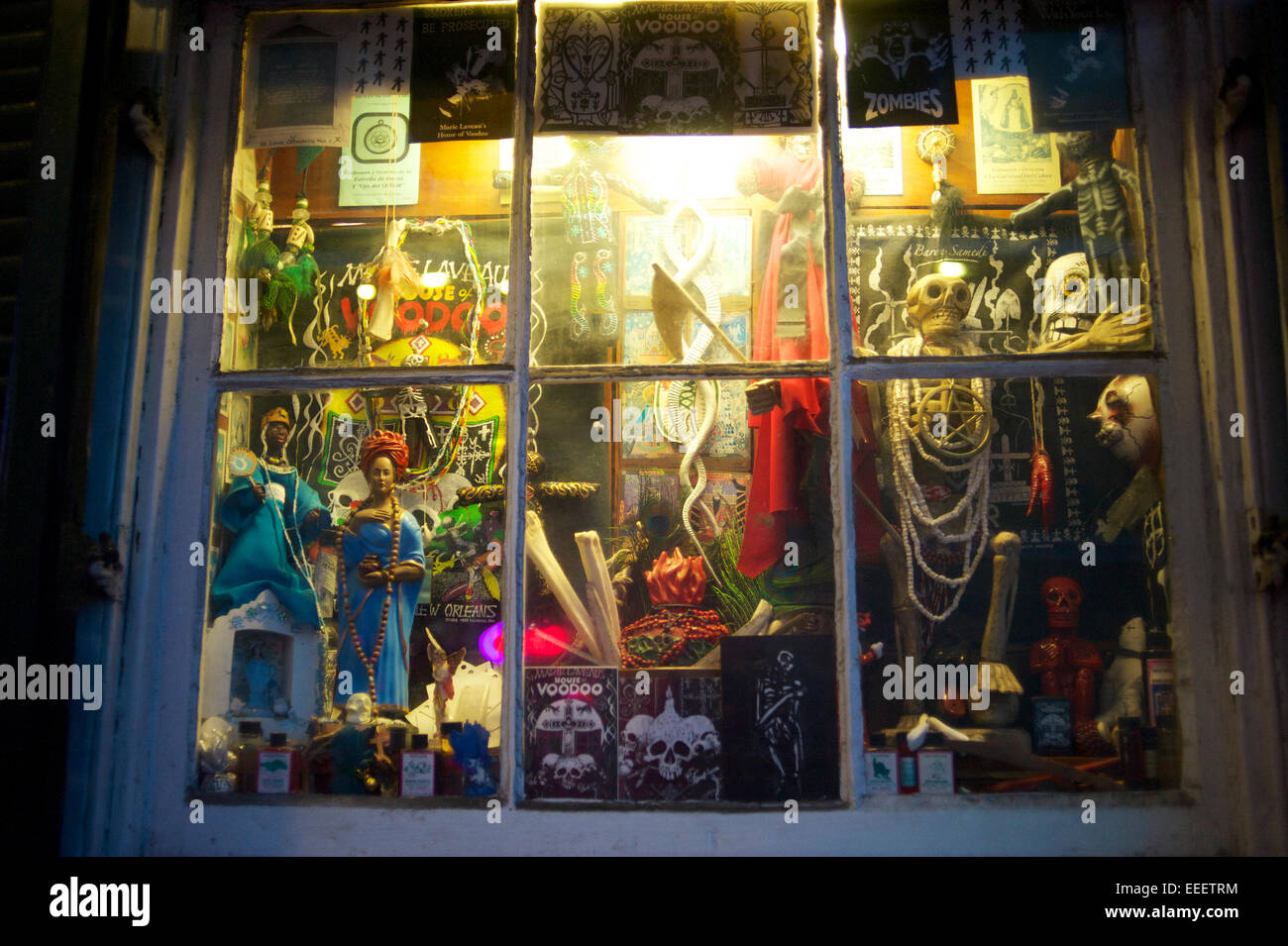 Bourbon Street, New Orleans, Louisiana Foto Stock